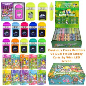 Cookies x Freak Brothers V3 Dual Flavor Empty Carts 2g